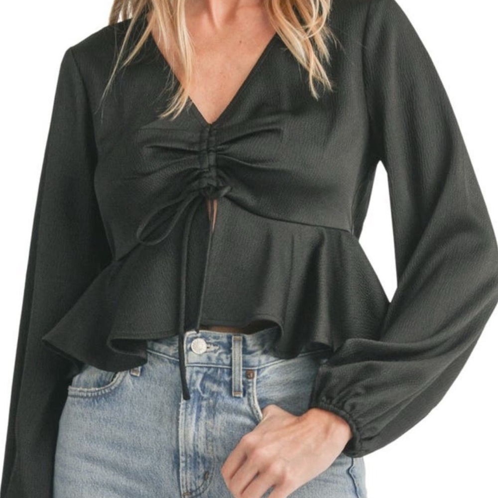 Black Women's Crop Top